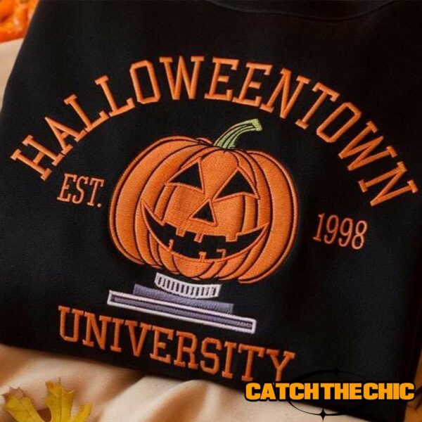 Embroidered Vintage Halloweentown University 1998 Sweatshirt