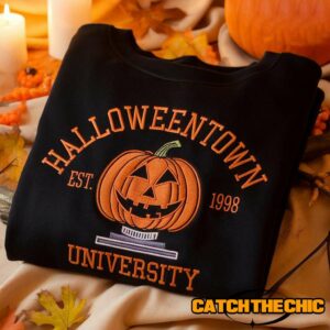 Embroidered Vintage Halloweentown University 1998 Sweatshirt
